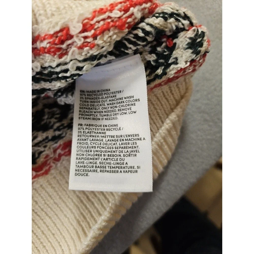 lands‎ end fair isle sweater large